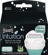 Wilkinson Intuition Sensitive care scheermesjes 3 Stuks (Nieuwe verpakking) Wilkinson Intuition Sensitive care scheermesjes 3 Stuks (Nieuwe verpakking)